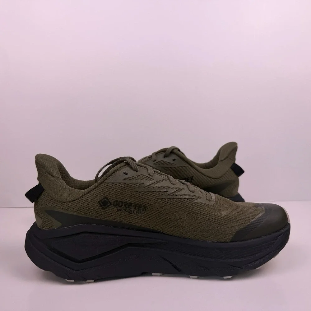 Hoka One One Challenger 8 Trail Running Shoe Men's Size 10D Olive Green Sample